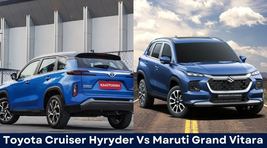 Toyota Cruiser Hyryder Vs Maruti Grand Vitara 2025