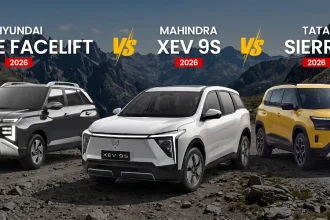 Hyundai Venue Facelift Vs Tata Sierra Vs Mahindra XEV 9S