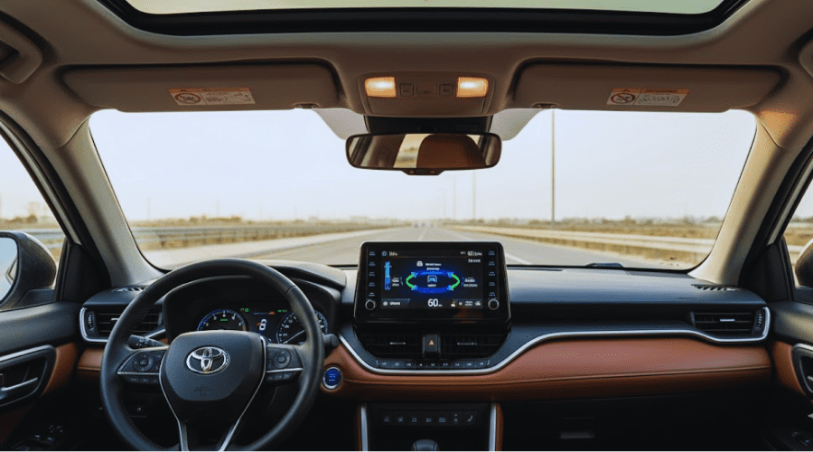 Toyota Hyryder inside