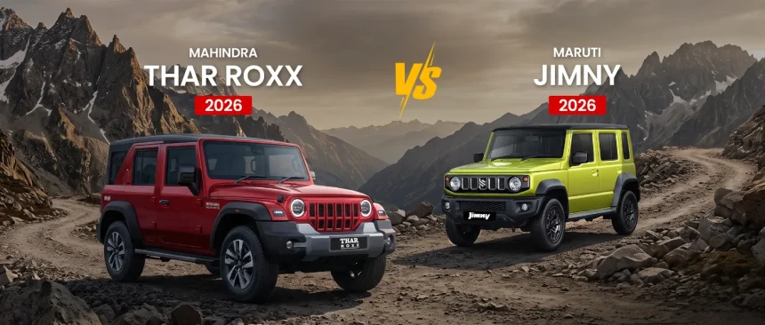 Mahindra Thar ROXX vs Maruti Jimny