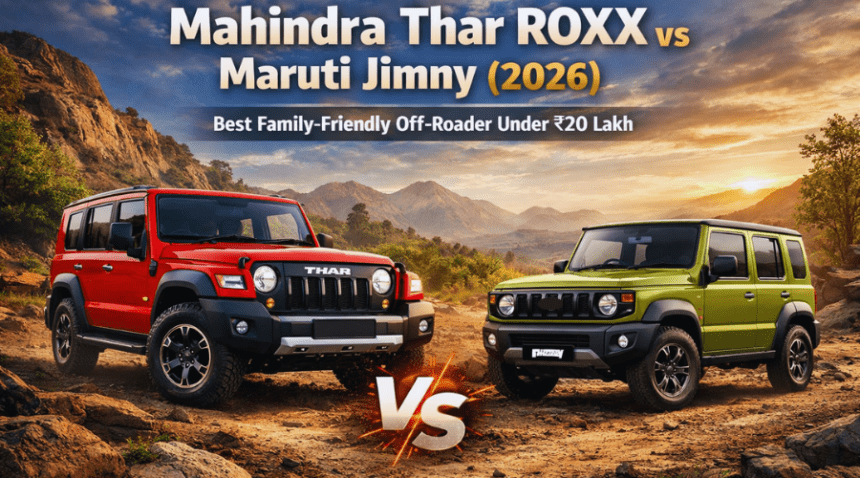 Mahindra Thar ROXX vs Jimny 2026