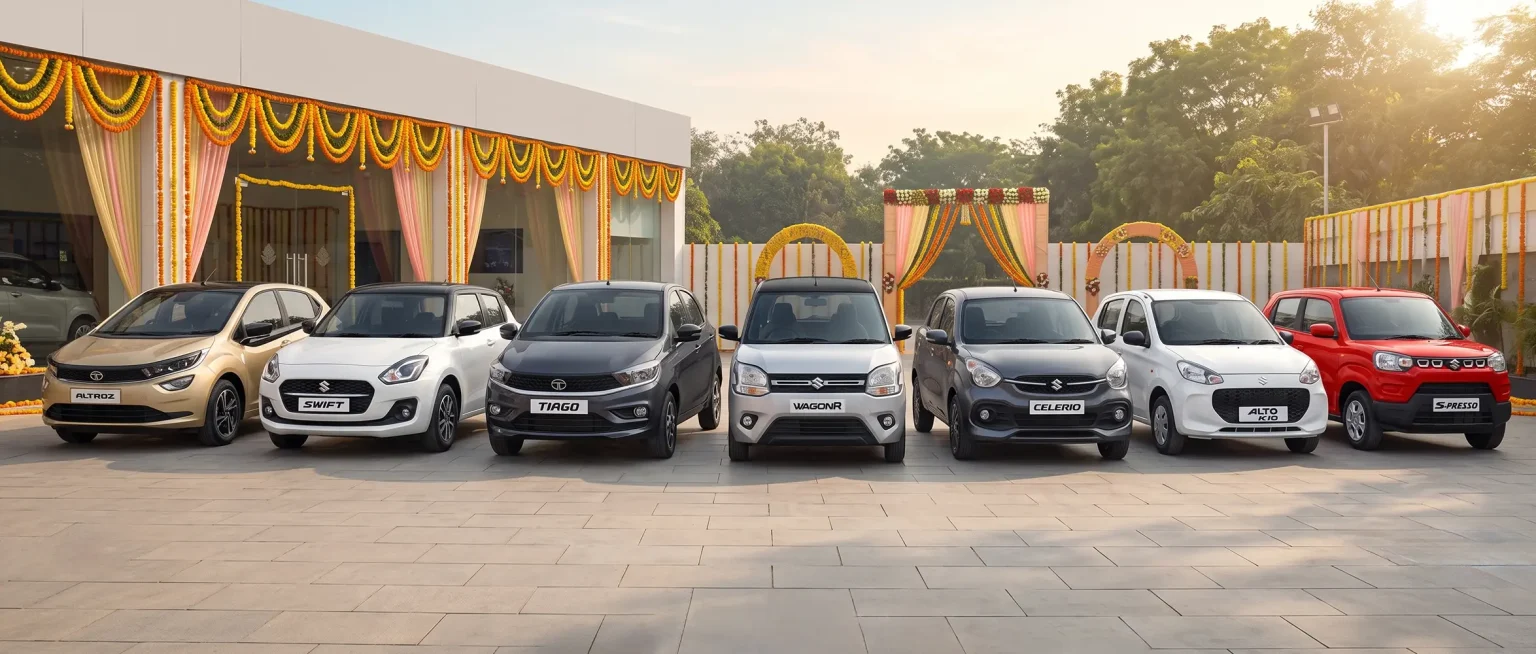 7 Cheapest Automatic Cars in India for Diwali 2026 Prices, Gearbox & Mileage