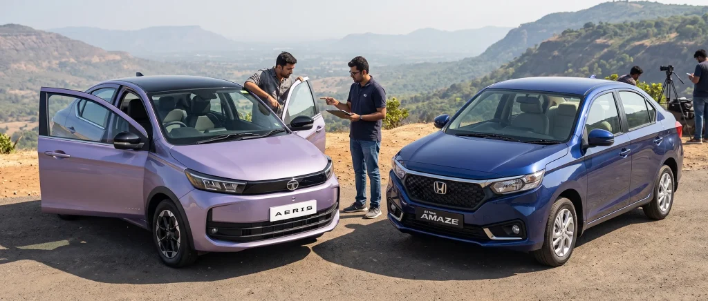 Tata Aeris vs Honda Amaze
